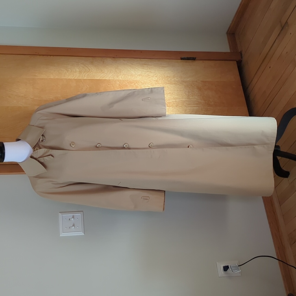 London Fog long coat with liner 16R KHAKI TRENCH COAT